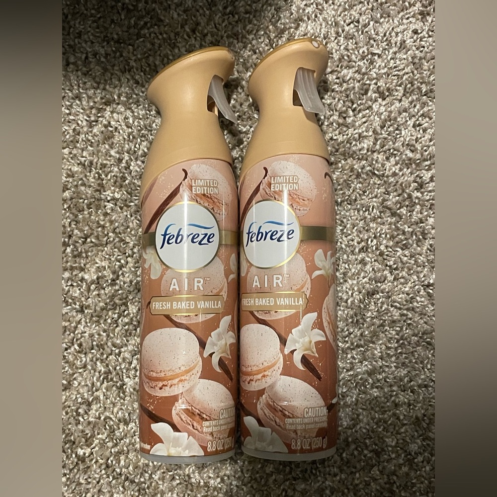 (2) Fresh Baked Vanilla Limited Edition Room Spray